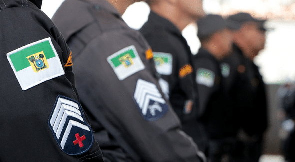Oficiais da Polícia Militar do Rio Grande do Norte em formação - Demis Roussos/Governo do RN