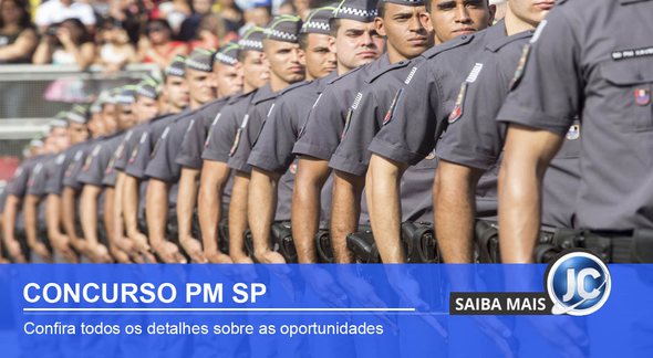 Concurso PM SP : soldados da PM SP - Divulgação