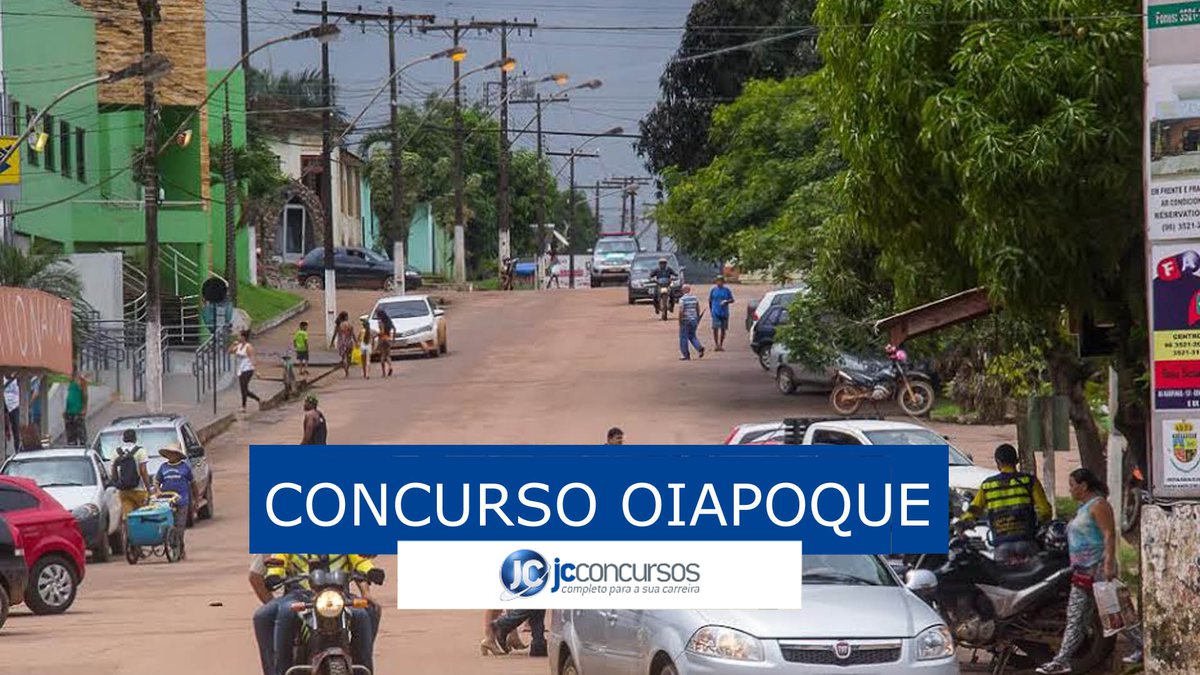 Concurso da Prefeitura de Oiapoque: vista da cidade