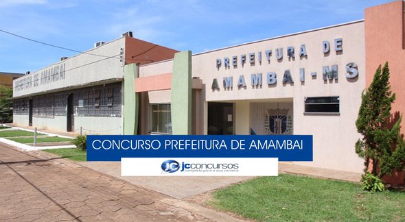 Concurso Prefeitura Amambai - sede do Executivo - Divulgação