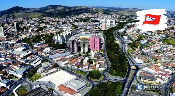 Concurso da Prefeitura de Amparo: vista aérea do município - Divulgação