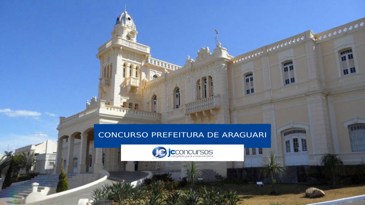 Concurso Prefeitura de Araguari - sede do Executivo