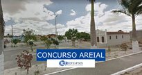 Concurso da Prefeitura de Areial: vista da cidade - Google Street View