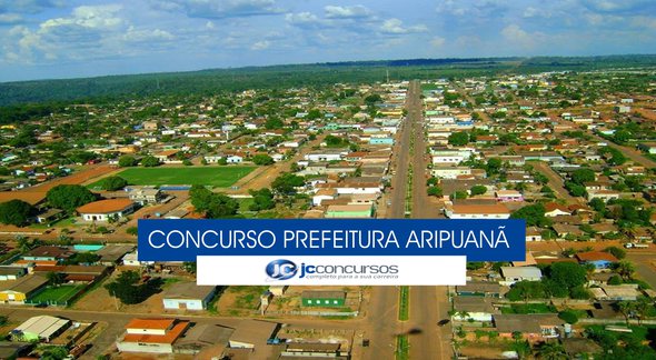 Concurso Prefeitura de Aripuanã - vista aérea do município - Divulgação