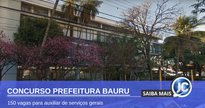 Concurso Prefeitura de Bauru - sede do Executivo - Google Street View