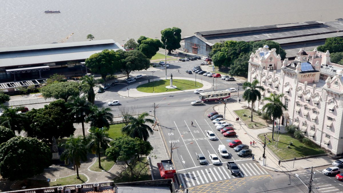 Concurso Prefeitura de Belém: vista aérea do prédio do Executivo