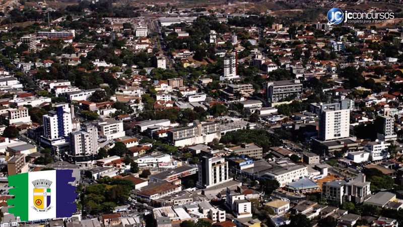Concurso da Prefeitura de Betim MG: vista aérea da cidade - Divulgação