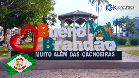 Concurso Prefeitura de Bueno Brandão: praça da cidade mineira - Divulgação
