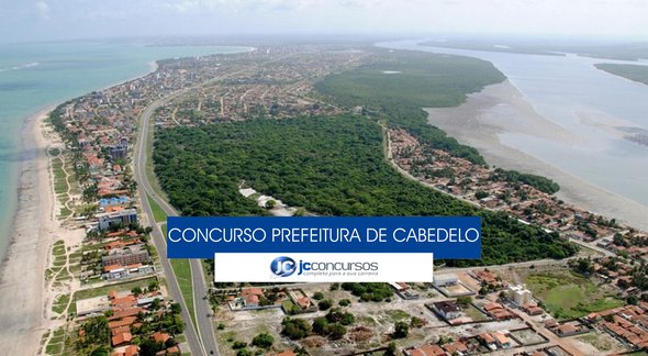 Concurso Prefeitura Cabedelo PB: vista áerea da cidade - Divulgação