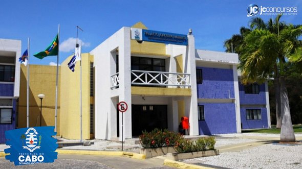 Processo seletivo de Cabo de Santo Agostinho PE: sede da prefeitura - Crédito: João Barbosa
