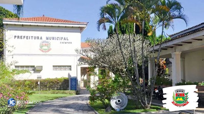 Concurso da Prefeitura de Caçapava: fachada do prédio do Executivo