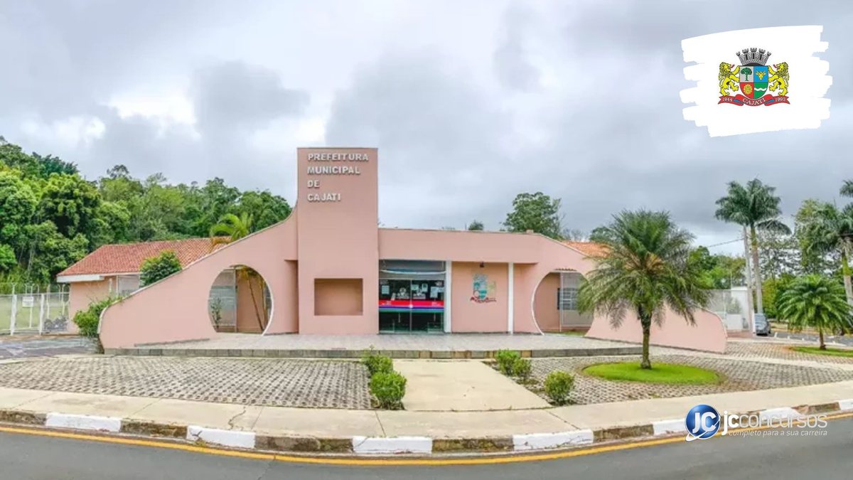 Concurso da Prefeitura de Cajati: fachada do prédio do Executivo