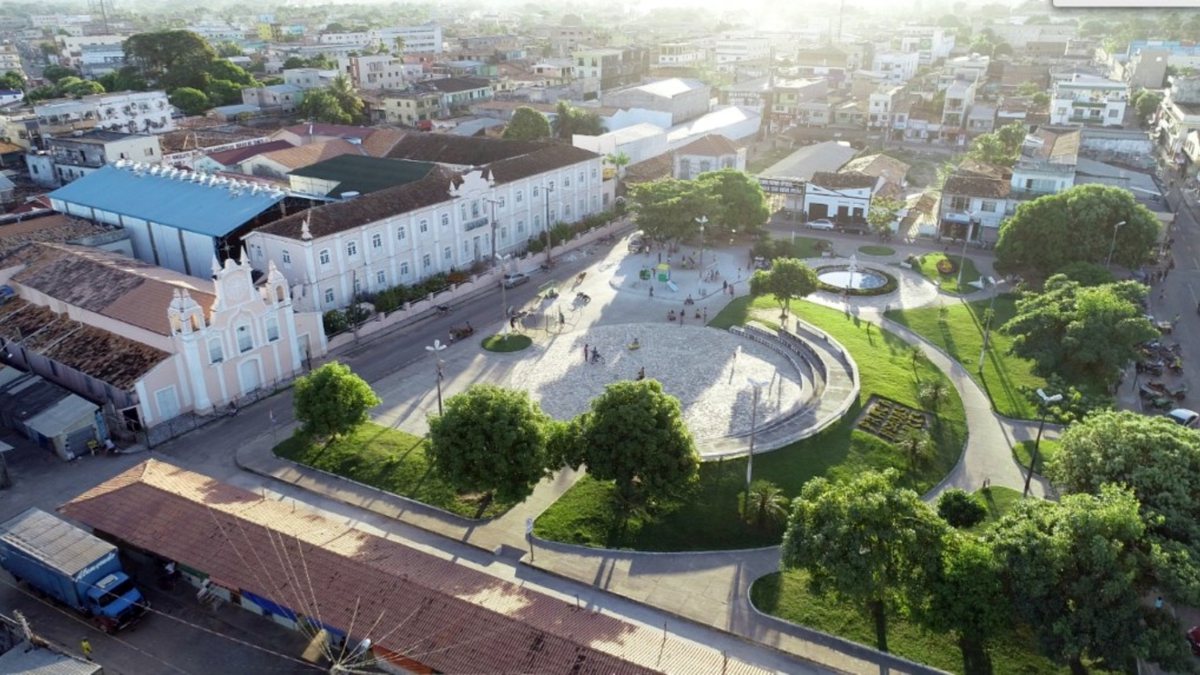 Concurso Prefeitura de Cametá: vista panorâmica do centro da cidade