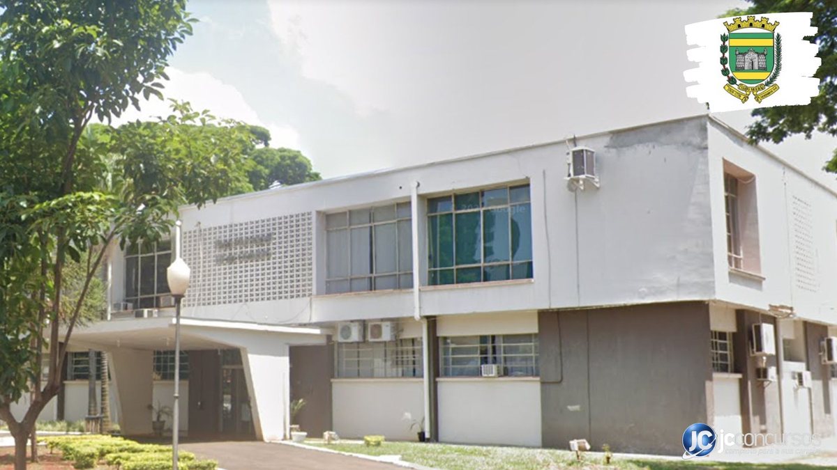 Processo seletivo de Campo Mourão PR: sede da prefeitura municipal