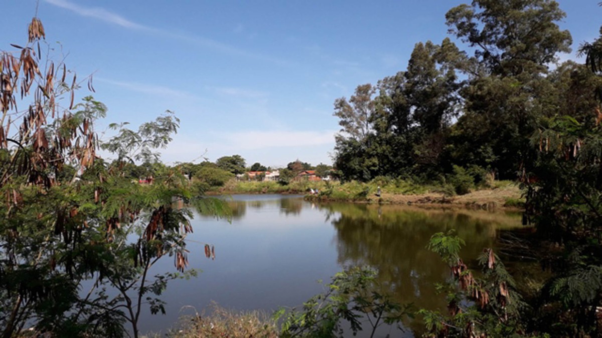 Concurso Prefeitura de Cândido Mota: vista da lagoa do sapo