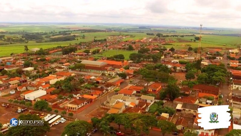 Concurso da Prefeitura de Canitar: vista aérea do município
