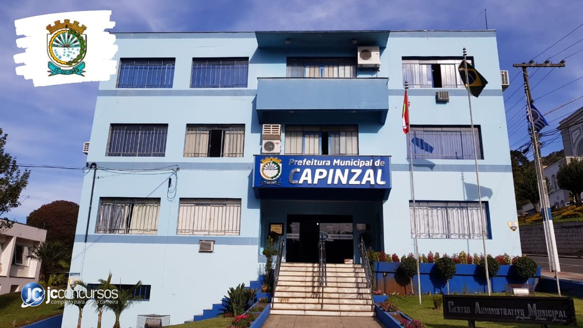 Concurso da Prefeitura de Capinzal: fachada do prédio do Executivo