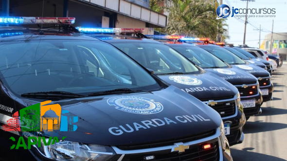 Concurso Prefeitura Capivari: viaturas da Guarda Civil Municipal - Divulgação