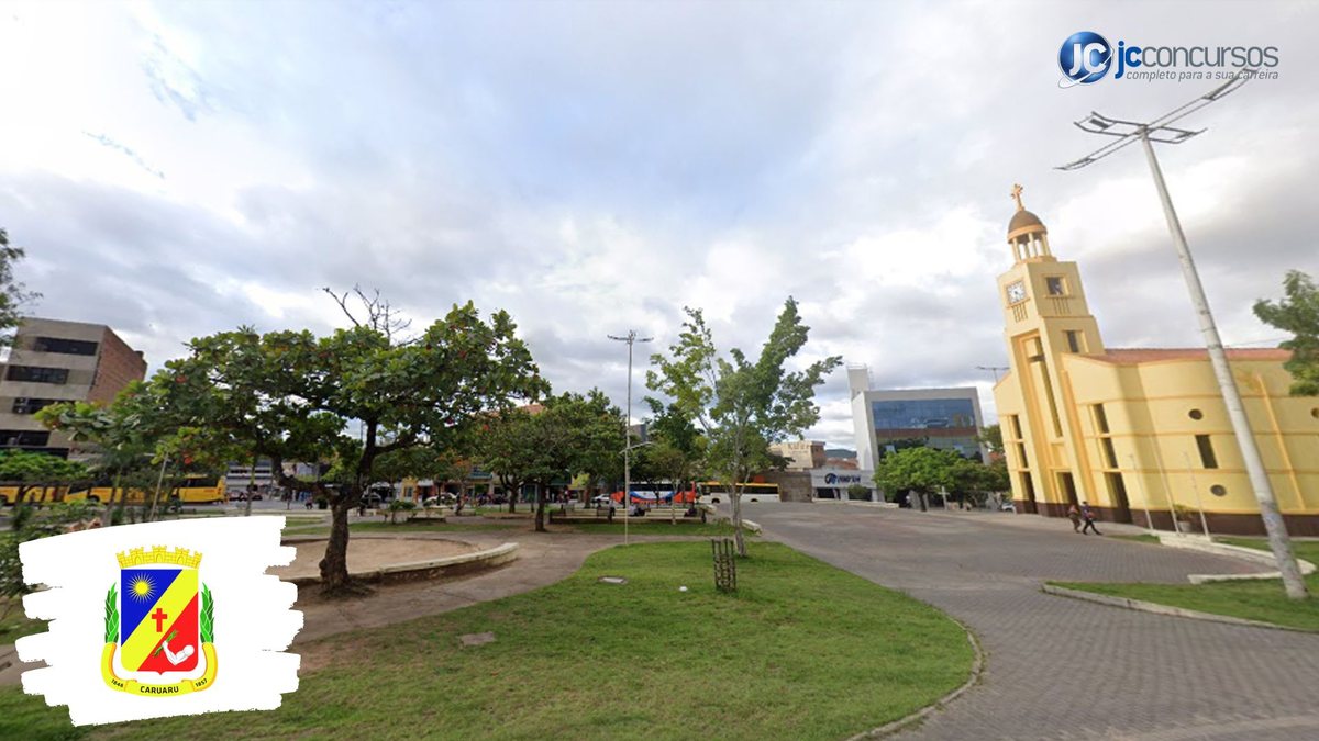 Concurso de Caruaru PE: vista da Praça do Rosário