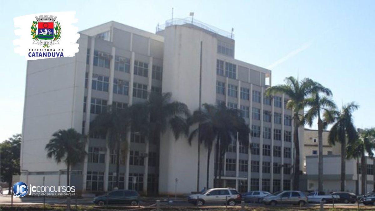 Processo seletivo da Prefeitura de Catanduva: fachada do prédio do Executivo
