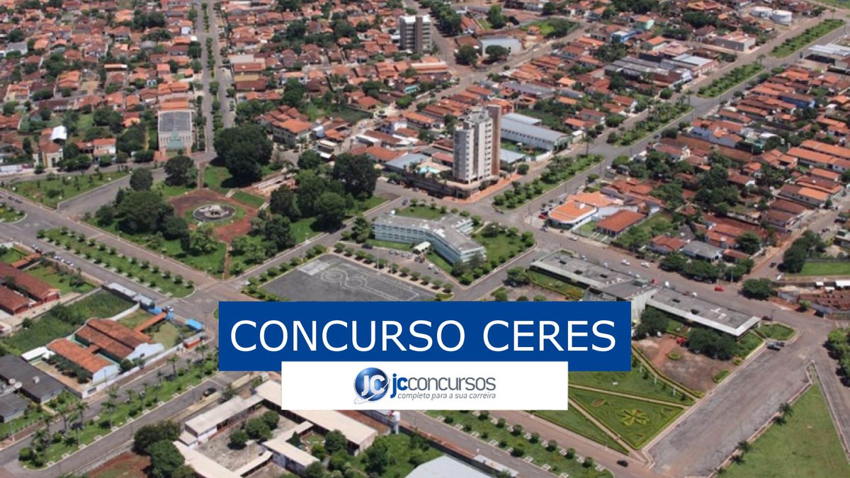 Concurso da Prefeitura de Ceres: vista da cidade