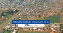 Concurso Prefeitura de Chapadão do Sul - vista aérea do município - Divulgação