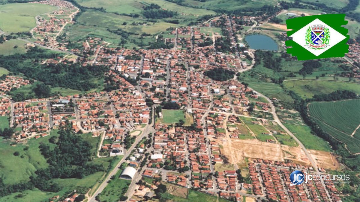 Concurso da Prefeitura de Charqueada: vista aérea do município
