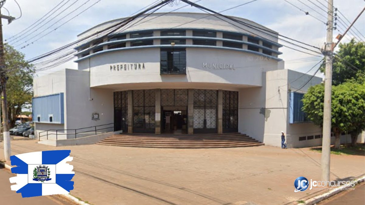 Concurso da Prefeitura de Chavantes: fachada do prédio do Executivo