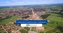 Concurso Prefeitura de Confresa - vista aérea do município - Divulgação