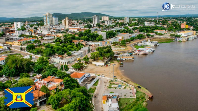 Concurso da Prefeitura de Corumbá MS: vista aérea da cidade