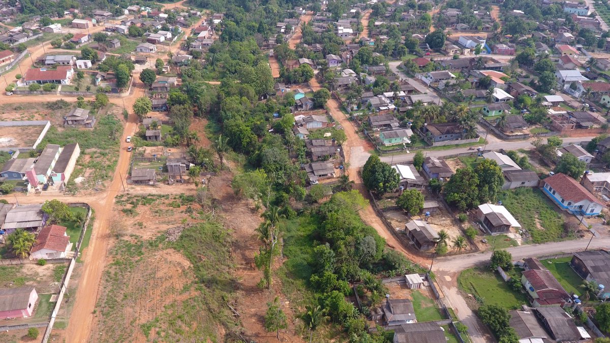 Concurso Prefeitura de Cotriguaçu: vista aérea do município