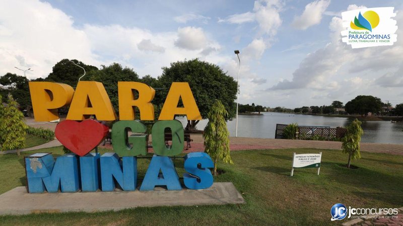Processo seletivo da Prefeitura de Paragominas PA: letreiro turístico da cidade