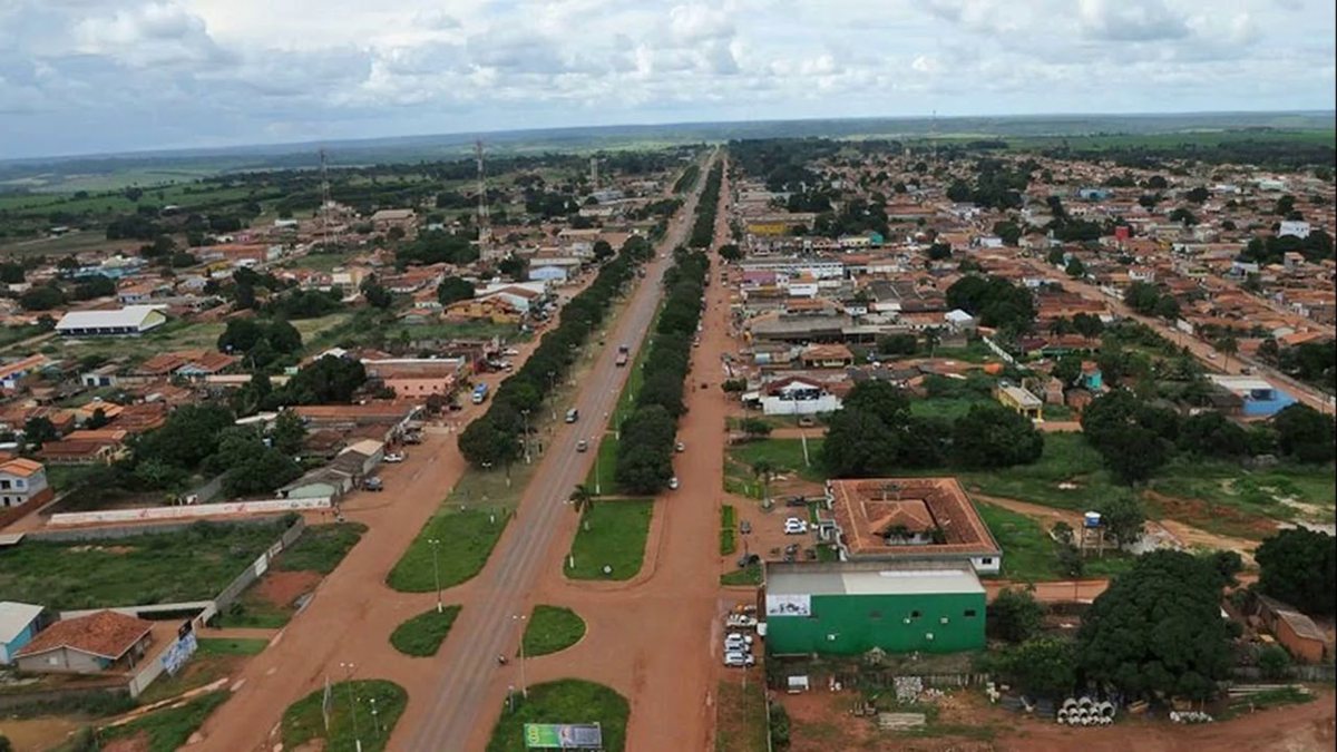 Concurso Prefeitura de Dom Eliseu: vista aérea da cidade