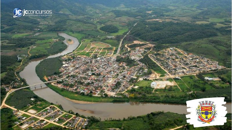 Concurso da Prefeitura de Eldorado: vista aérea do município