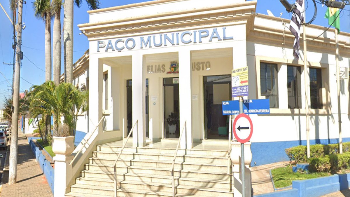 Concurso da Prefeitura de Elias Fausto: fachada do prédio do Executivo