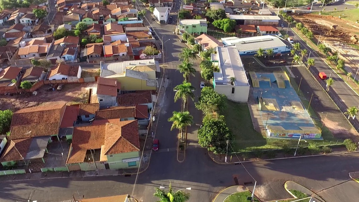 Concurso Prefeitura Espírito Santo do Turvo: vista aérea do município