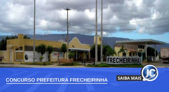 Concurso Prefeitura de Frecheirinha - letreiro na entrada do município - Divulgação
