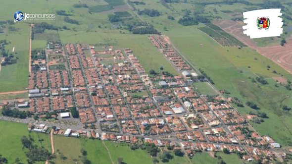 Concurso da Prefeitura de Gabriel Monteiro: vista aérea do município - Foto: Divulgação