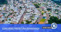 Concurso Prefeitura de Guaraniaçu - vista aérea do município - Divulgação