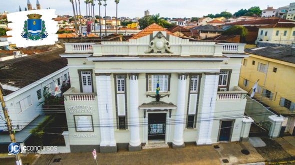 Concurso da Prefeitura de Guaxupé: fachada do prédio do Executivo - Divulgação