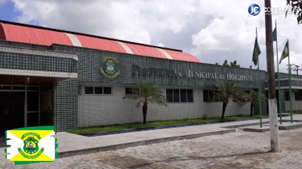 Concurso de Horizonte CE: sede da prefeitura municipal - Divulgação