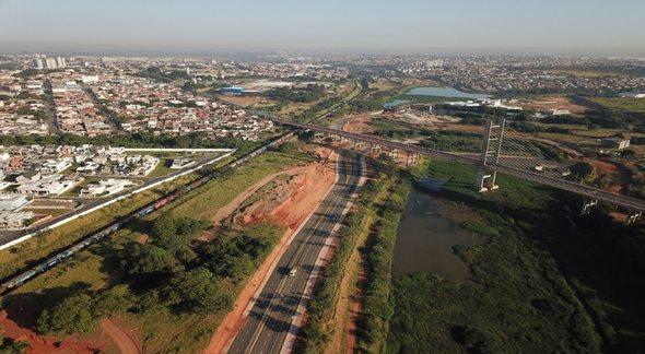 Concurso da Prefeitura de Hortolândia: vista aérea do município - Divulgação