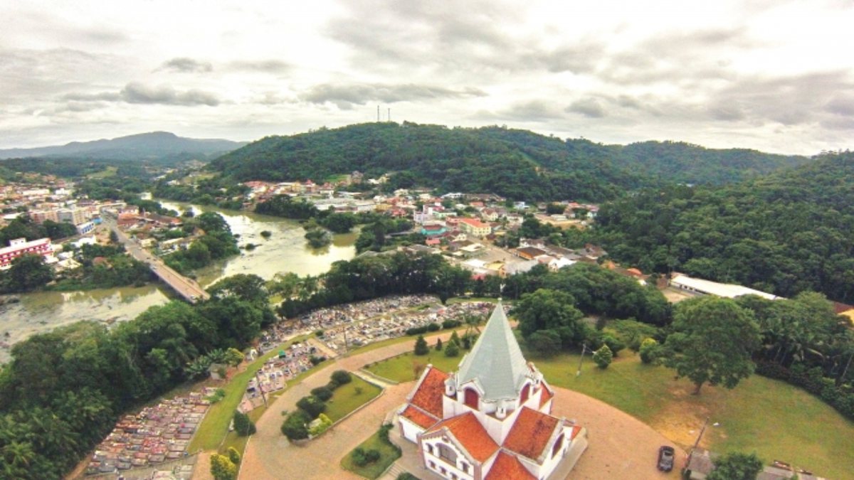Concurso Prefeitura de Ibirama: vista panorâmica do município