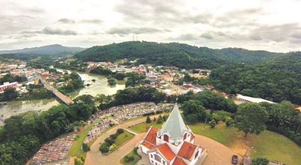 Concurso Prefeitura de Ibirama: vista panorâmica do município - Divulgação