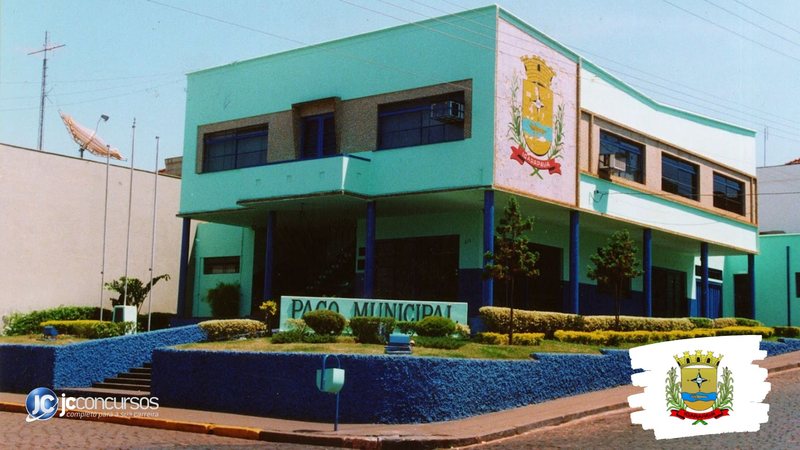 Concurso da Prefeitura de Igarapava: fachada do edifício-sede do Executivo