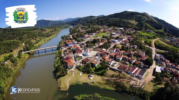 Processo seletivo da Prefeitura de Iporanga: vista aérea do município - Divulgação