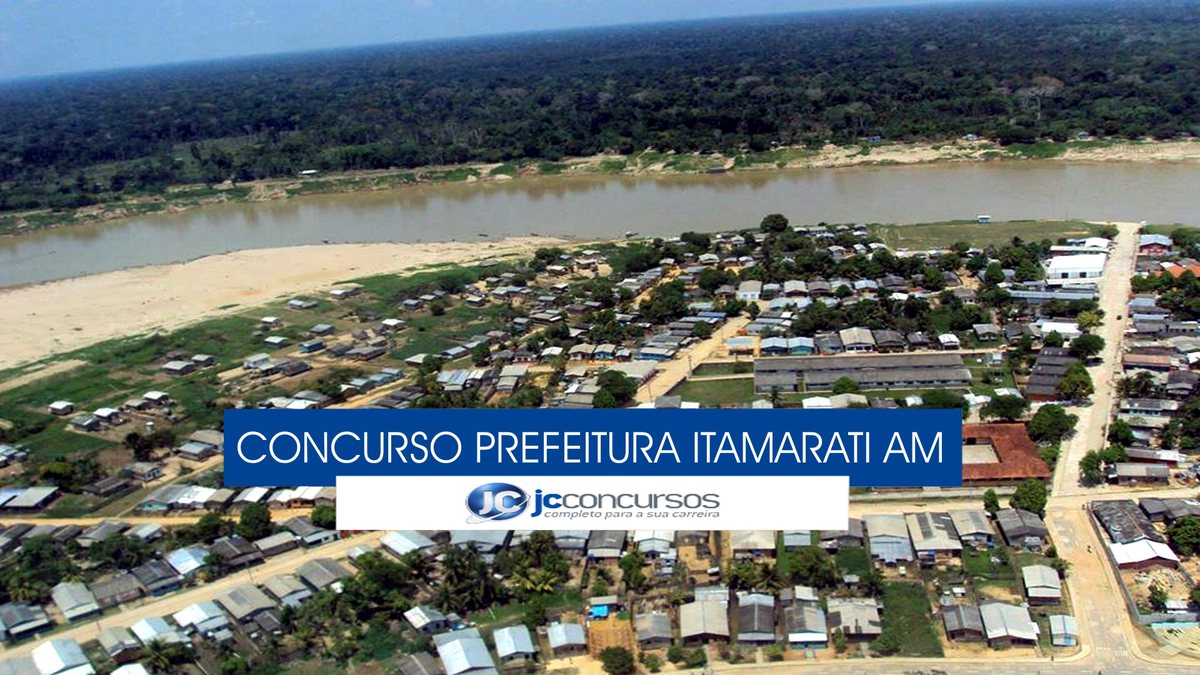 Concurso Prefeitura de Itamarati - vista aérea do município