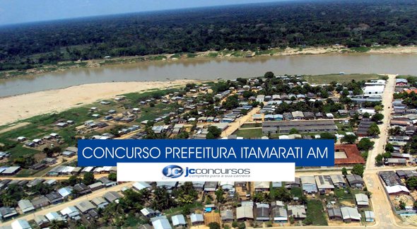 Concurso Prefeitura de Itamarati - vista aérea do município - Divulgação