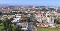 Concurso da Prefeitura de Itapira: vista aérea do município - Divulgação