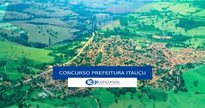 Concurso Prefeitura de Itauçu - vista aérea do município - Divulgação